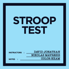Stroop Test by David Jonathan